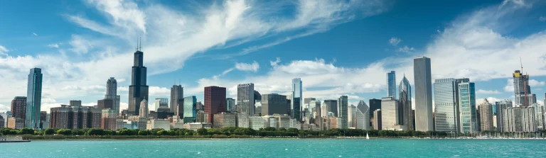 Panoramic Chicago Skyline